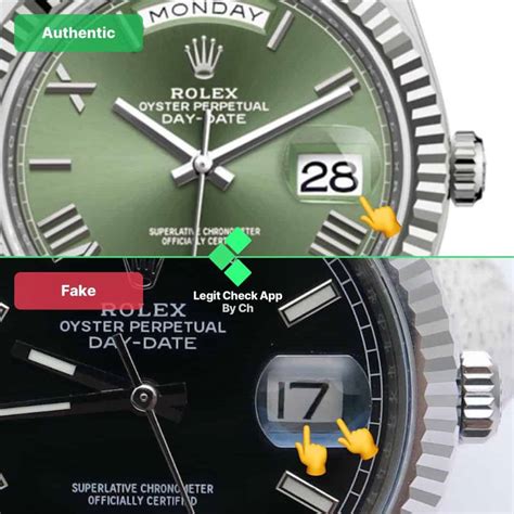 rolex oyster perpetual date fake vs real